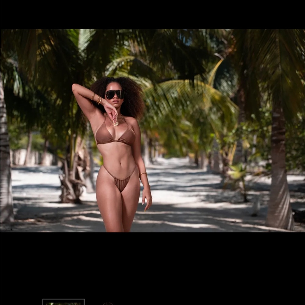 Sexy Brown Demi G-string bikini by BELLINA BELLA! Brand new, never been worn!